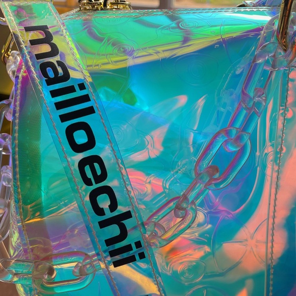 mailloechii®️ Holographic Iridescent Duffel Bag. Rare color-changing - Picture 4 of 6